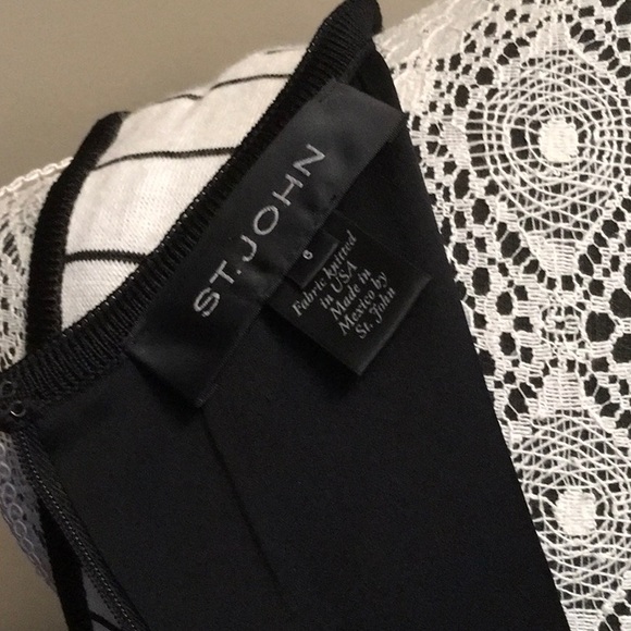 [St. John ] Caviar Popover Mod Dress - Picture 7 of 8